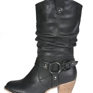 Refresh Women Wild-02 Western Style Cowboy Boots B